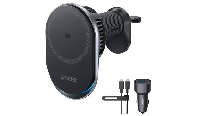 Anker Prime Qi2 25W Wireless Car Charger - Black