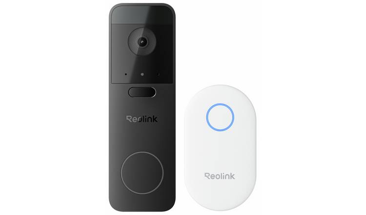 Reolink 3MP Smart Wi-Fi Battery Video Doorbell with Chime - Black & White