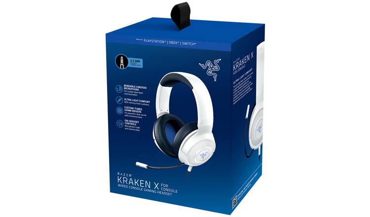 Buy Razer Kraken X Ps5 Ps4 Gaming Headset White Gaming Headsets Argos