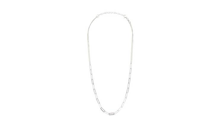 Argos silver hot sale curb chain