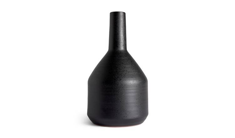 Habitat Large Ceramic Vase - Black