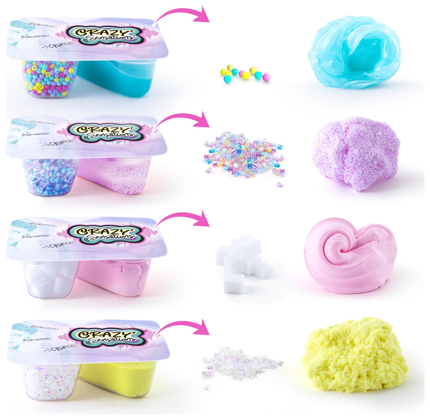 Buy So Slime Sensations Satisfying Compound Kit 4 Pack | Kids arts