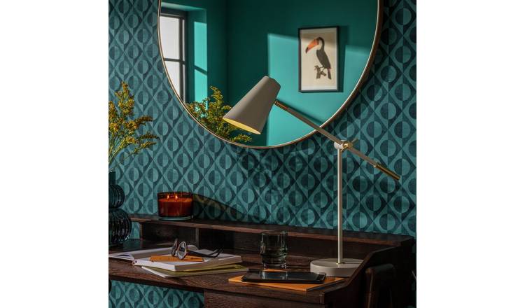 Teal floor deals lamp argos