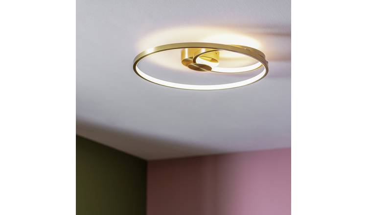 Argos gold ceiling deals lights