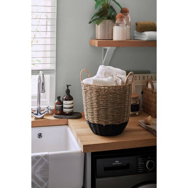 Habitat 27L Seagrass Small Storage Basket - Naturals 0