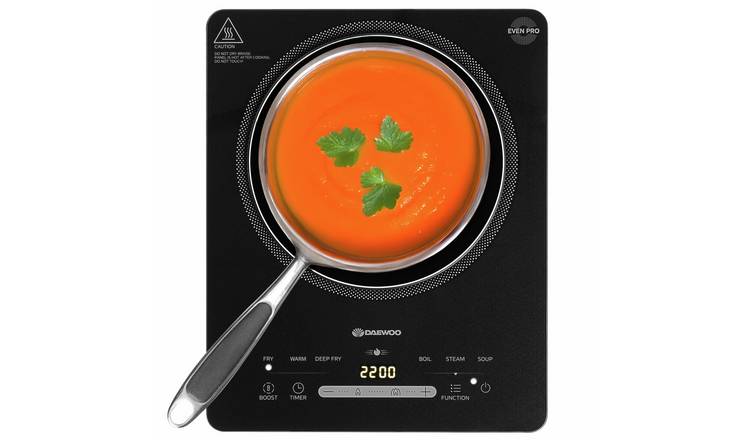 Daewoo 2200W Table Top Single Hotplate Hob