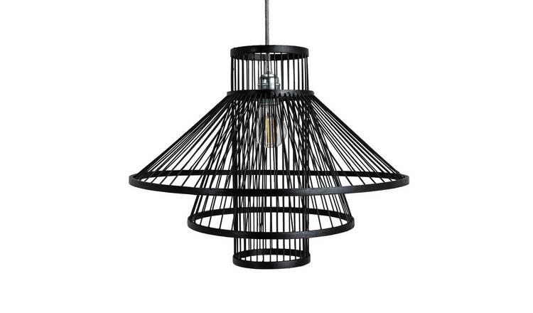 Pendant lamp clearance shade black