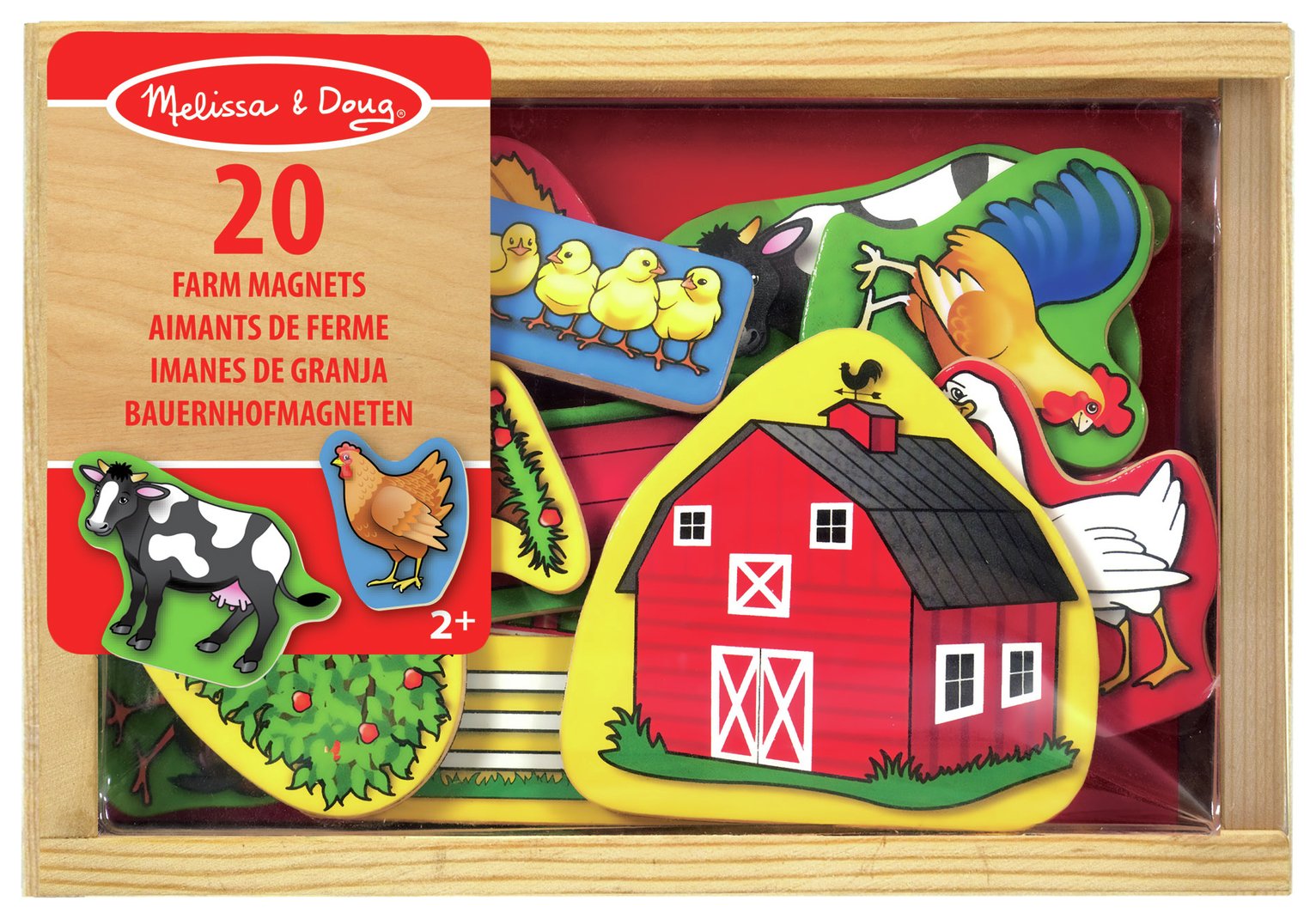 Melissa & Doug Wooden Magnet Farm