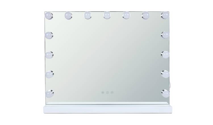 Buy Danielle Creations Hollywood Beauty Rectangle Mirror Makeup mirrors Argos