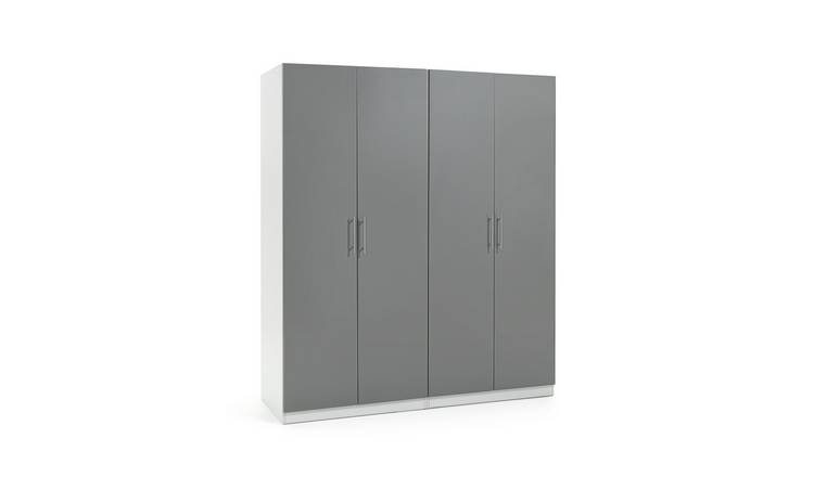 Argos high deals gloss wardrobe