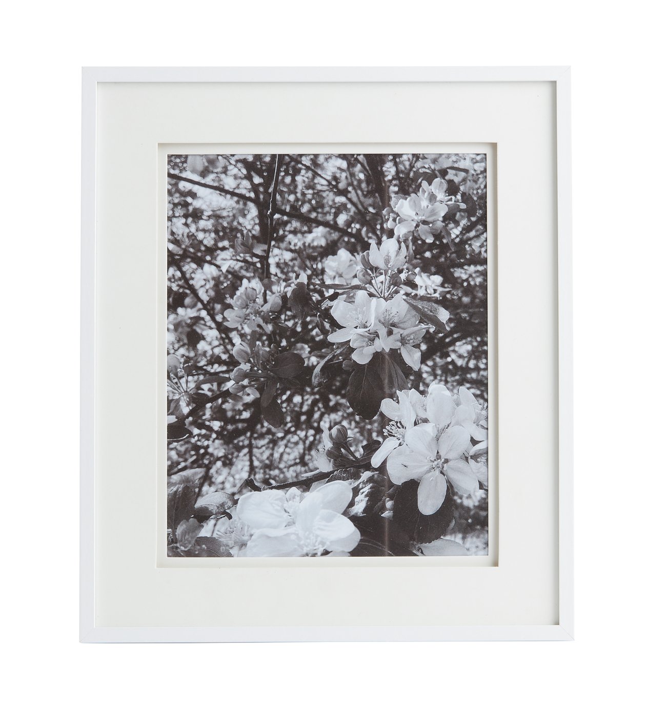 Habitat Double Mount Picture Frame - White - 29x34cm