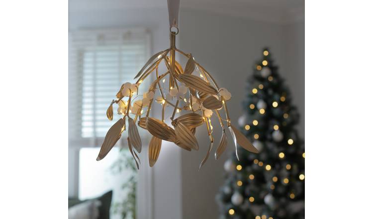 Argos Home Christmas Light Up Mistletoe Decoration