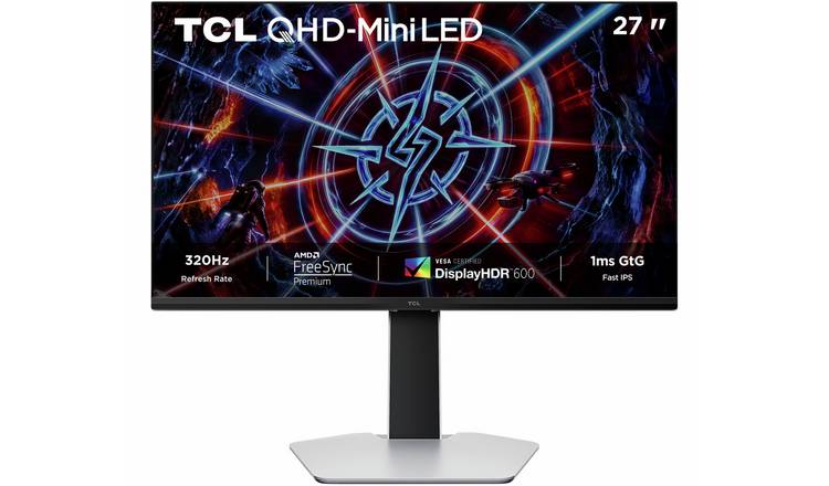 TCL 27P2A Pro-UK 27 Inch 320Hz QHD Mini LED Gaming Monitor