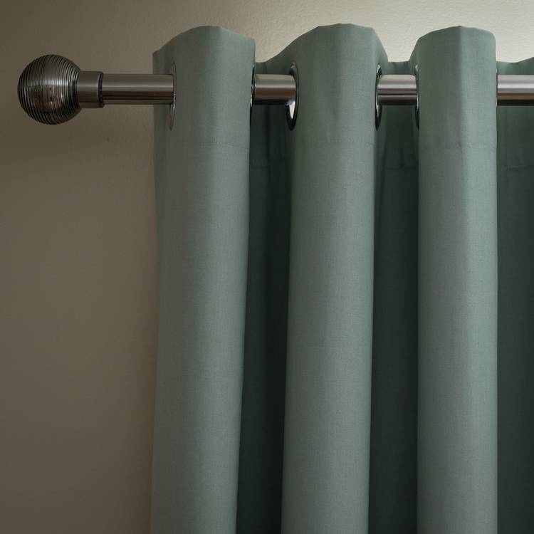 Habitat Plain Blackout Eyelet Curtains - Sage 0