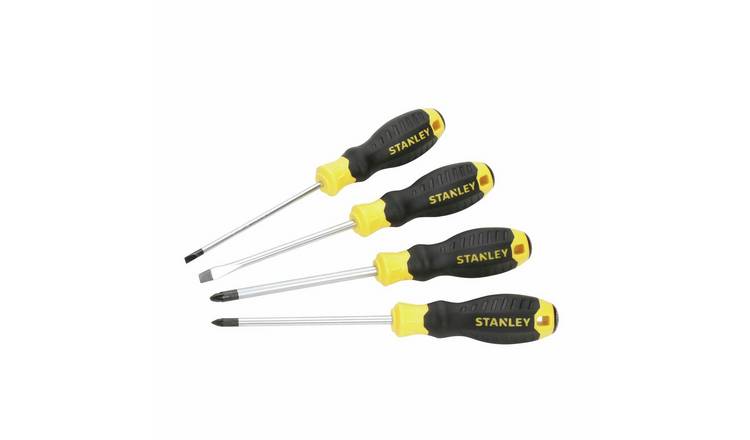 Stanley Screwdrivers Pozidriv Slotted Set - 4 Piece