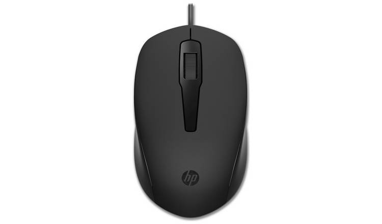 HP 150 Wired Mouse - Black