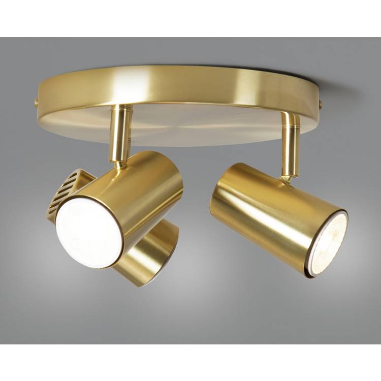 Argos Home 3 Light Spotlight Plate - Brass 0