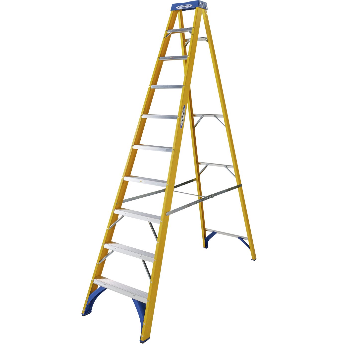 Werner 10 Tread Fibreglass Step Ladder