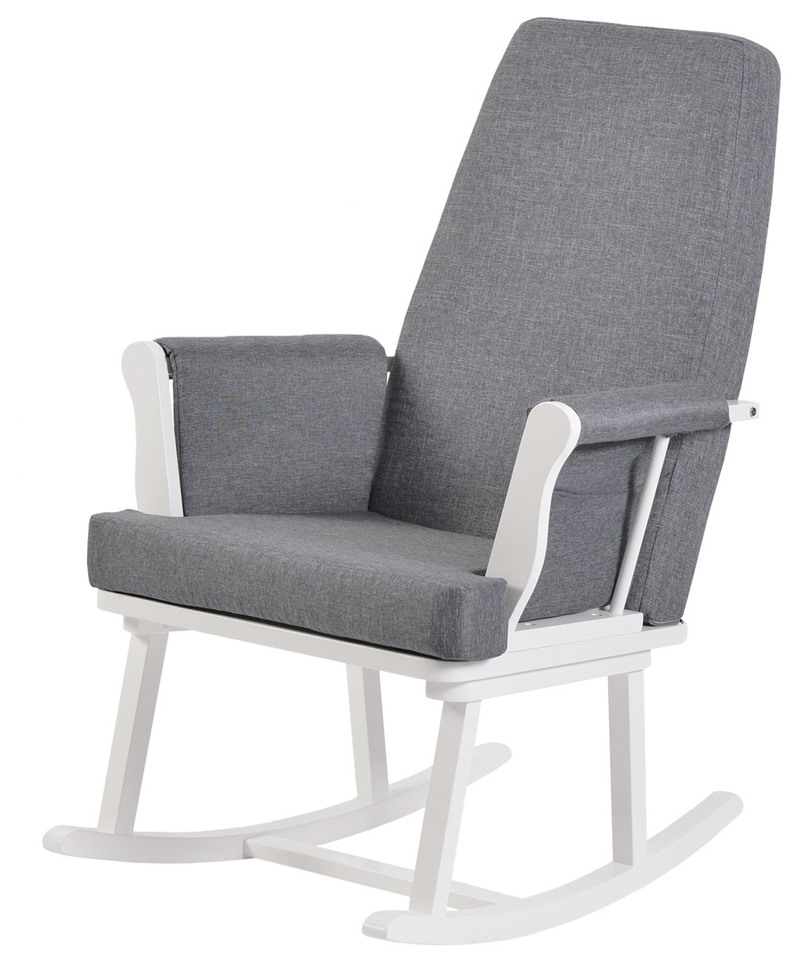 KUB Haldon Rocking Nursing Chair - White