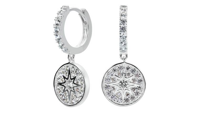 Argos sterling silver hot sale hoop earrings