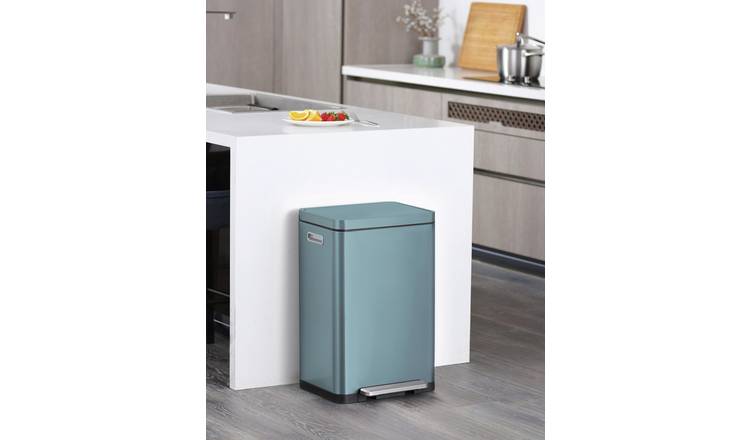 EKO X Cube 30 Litre Kitchen Pedal Bin - Blue