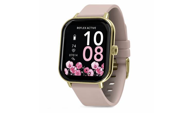 Reflex Active Nexus Pink Silicone Strap Smart Watch