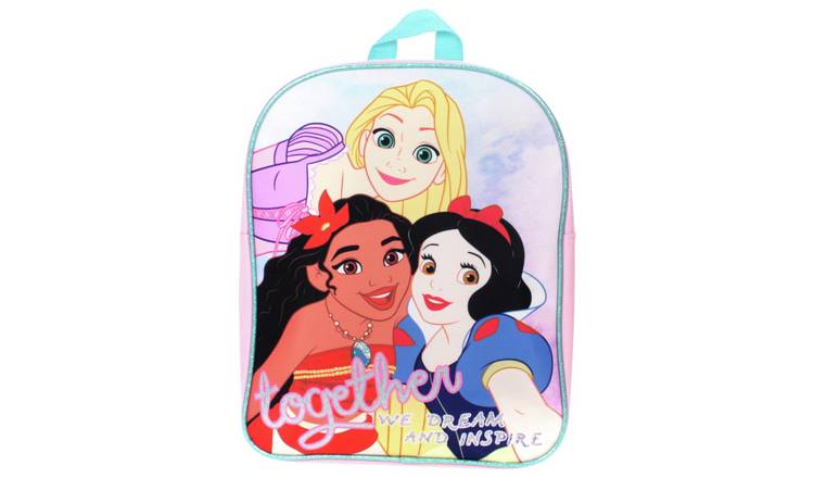 Disney princess back cheap to school backpack surprises