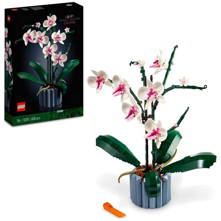 LEGO Icons Orchid Plant & Flowers Set for Adults 10311 0
