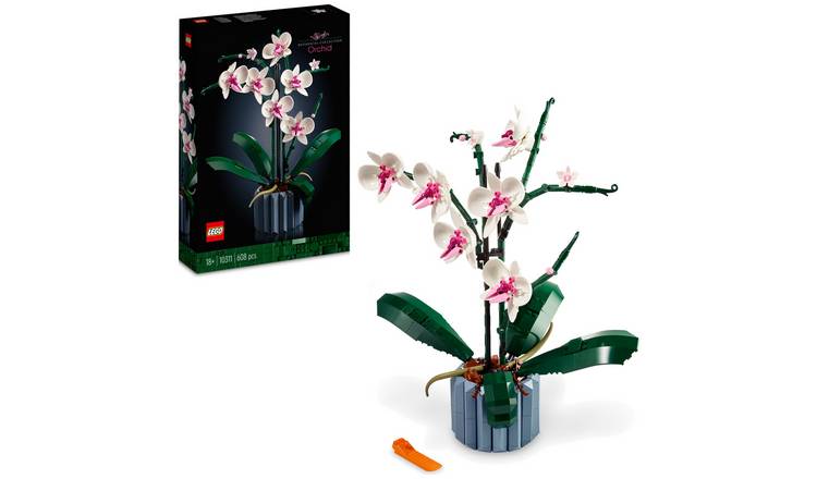 LEGO Icons Orchid Plant & Flowers Set for Adults 10311