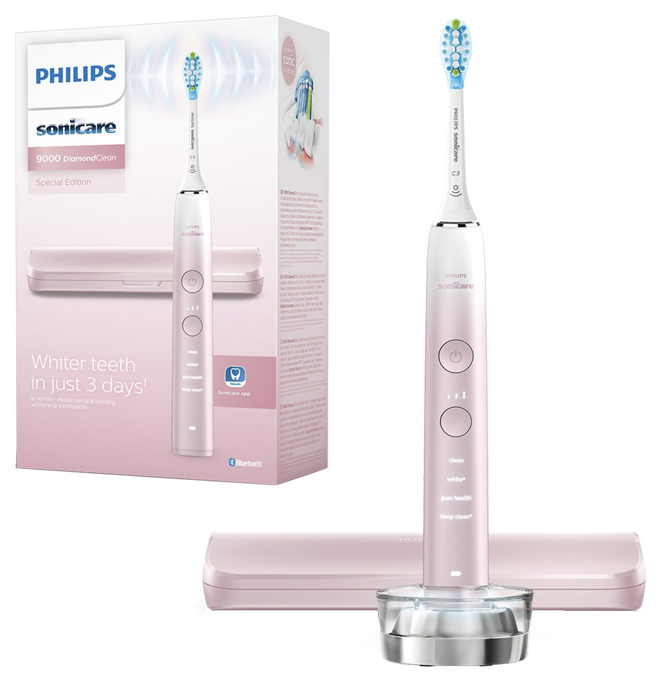 Philips Sonicare DiamondClean 9000 Electric Toothbrush Pink