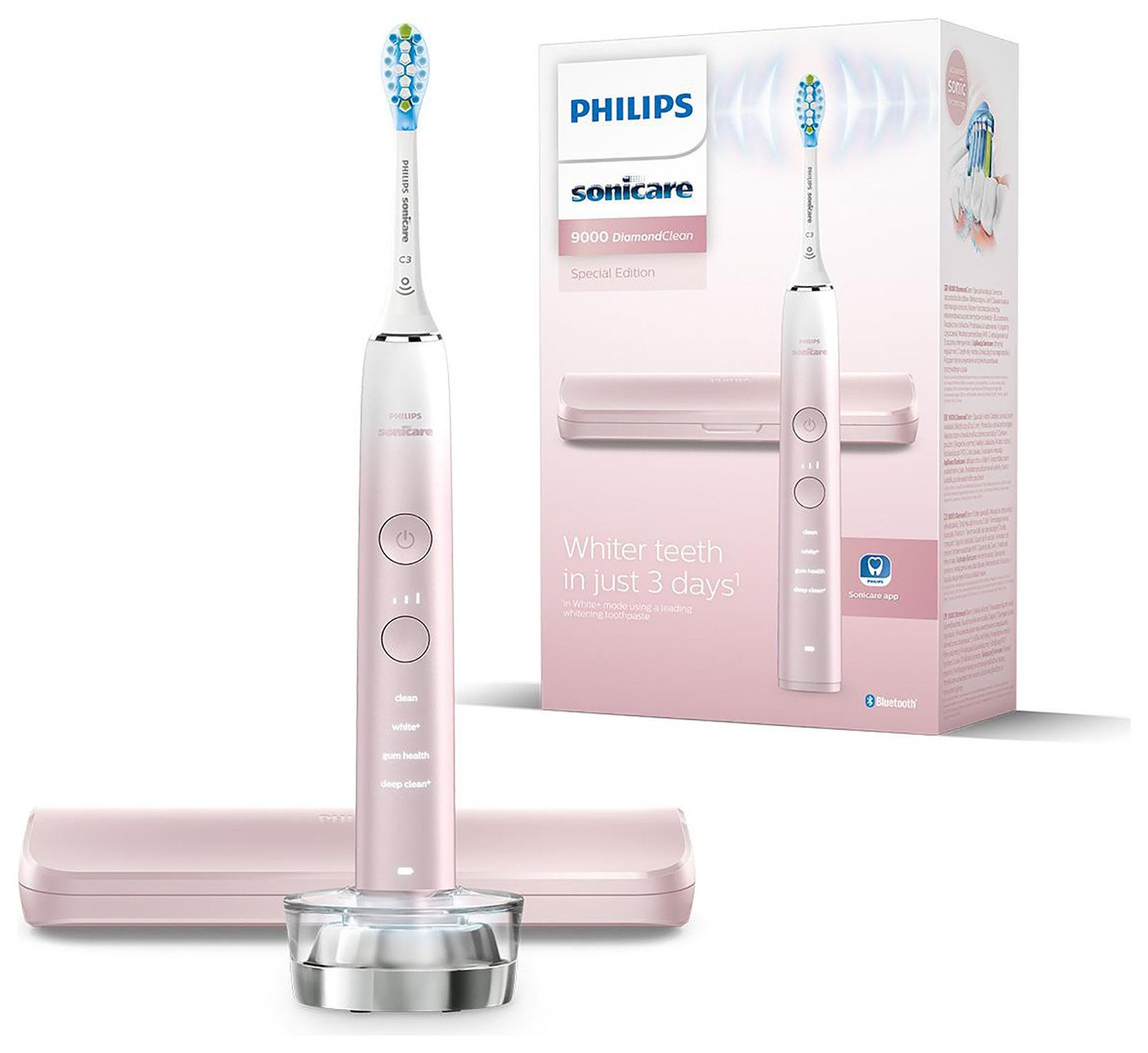 Philips Sonicare DiamondClean 9000 Electric Toothbrush Pink