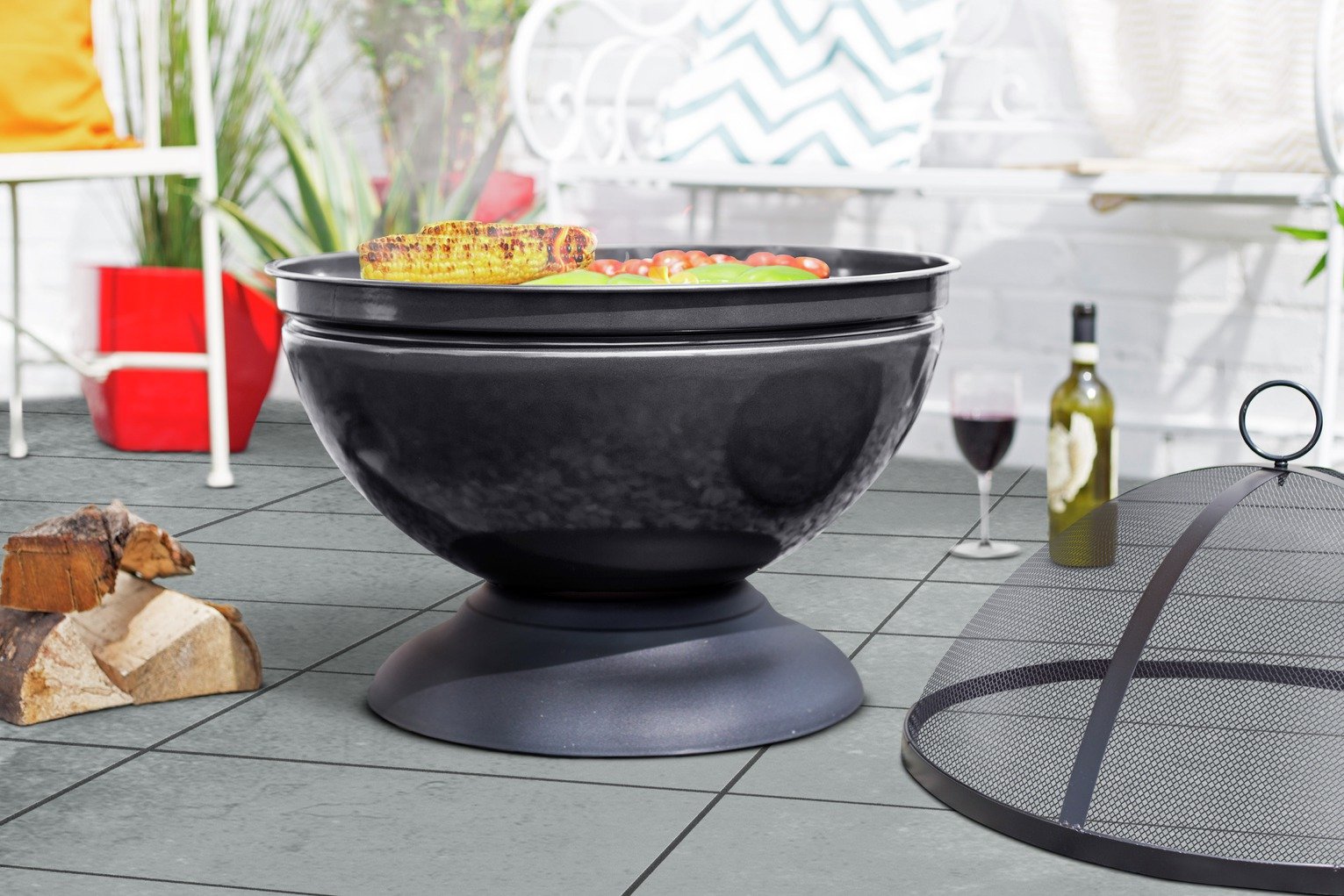 La Hacienda Globe Firepit