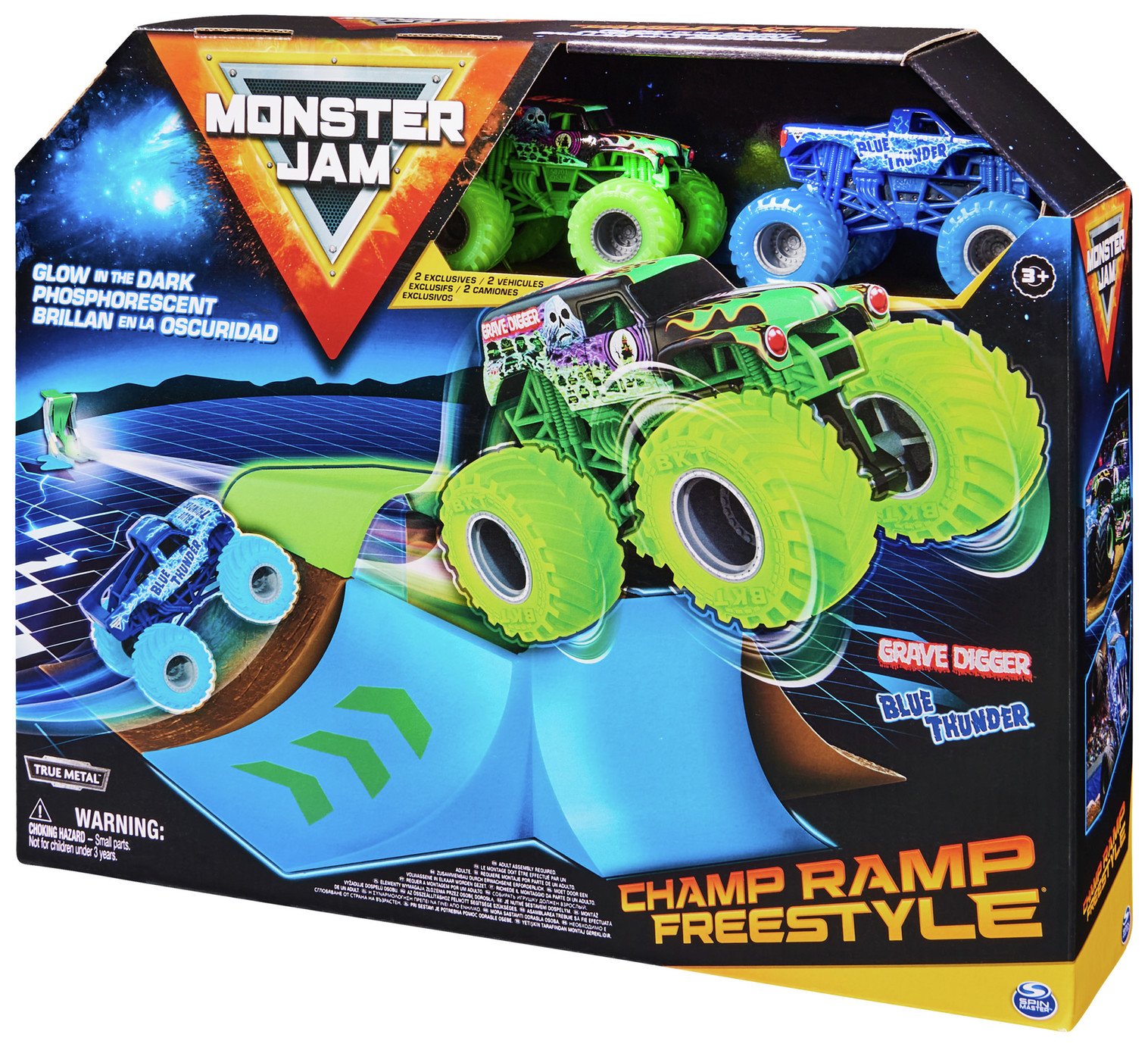 Monster Jam Champ Ramp Grave Digger 1:16 Playset review