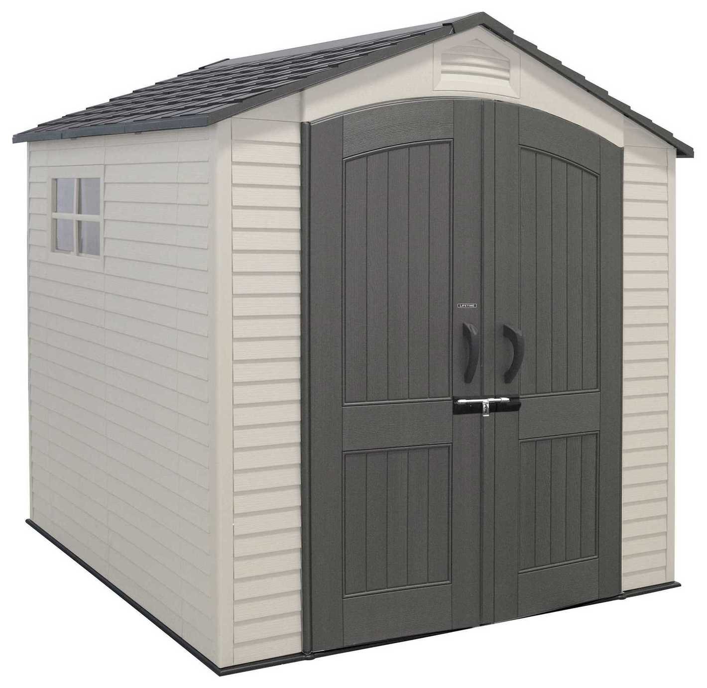 Lifetime 7 x 7ft Plastic Outdoor Storage Shed