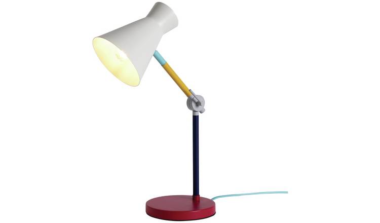 Habitat Jean Colour Block Desk Lamp – Multicoloured