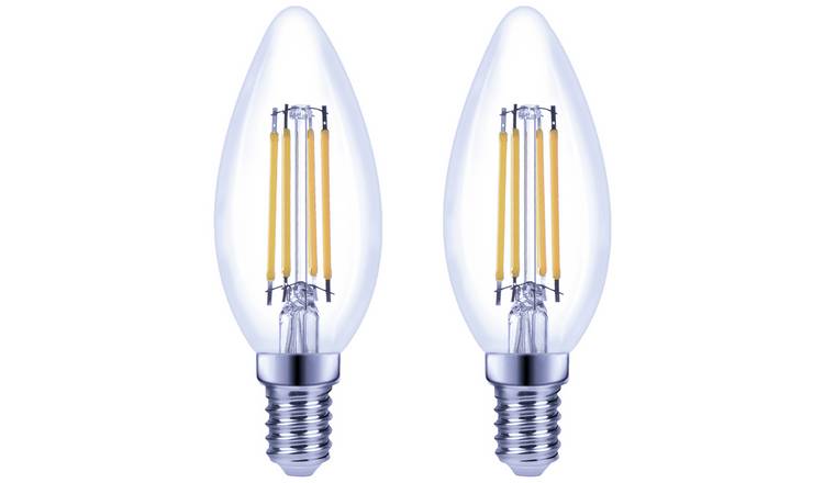 Argos Home 3.4W Filament LED SES Light Bulb - 2 Pack