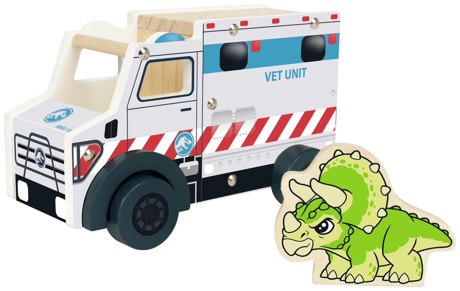 Jurrasic World Wooden Mobile Vet Vehicle