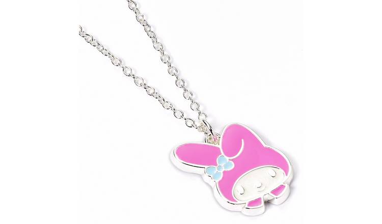 Hello Kitty Gold Tone Metal and Pearlised Enamel My Melody Pendant Necklace