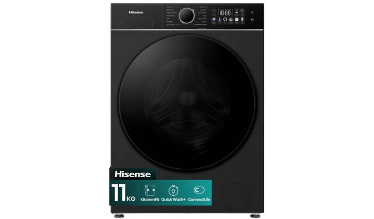 Hisense KitchenFit WF3I1143BBL 11KG 1400 Spin Washing Machine - Black