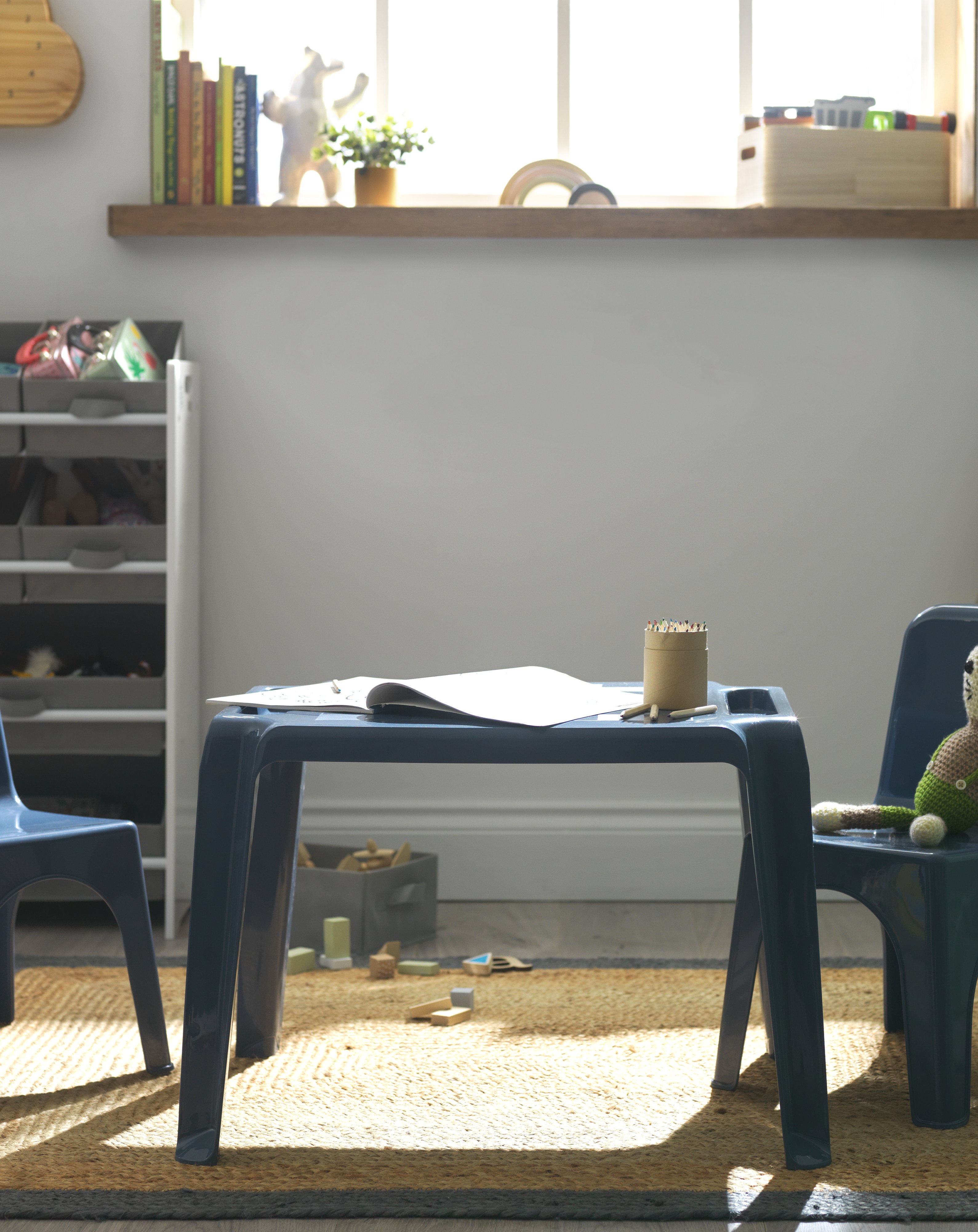 Bica Kids Plastic Table - Navy