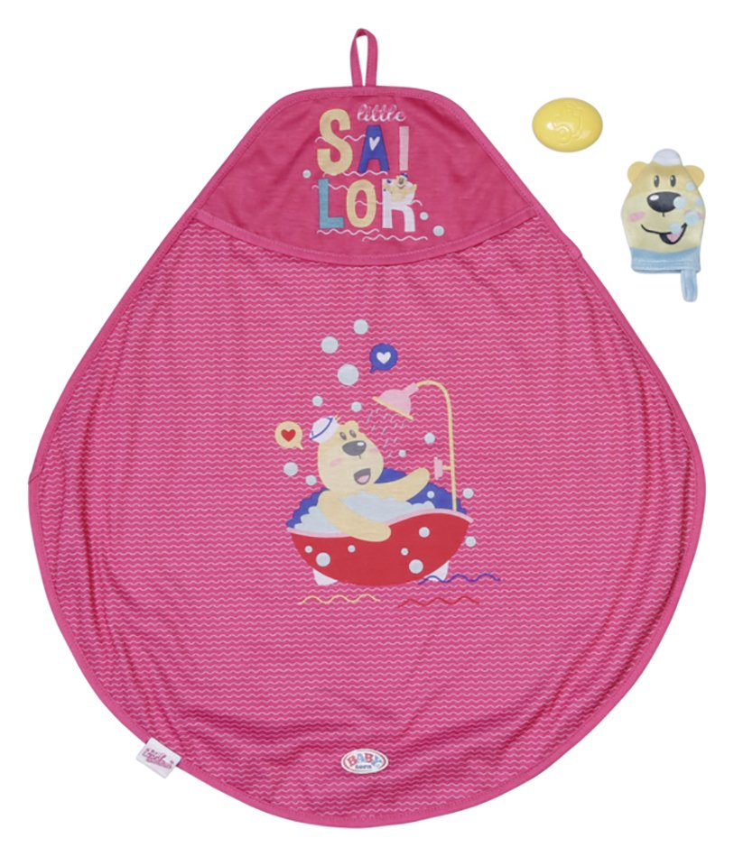 BABY born Dolls Bath Hooded Towel Set9