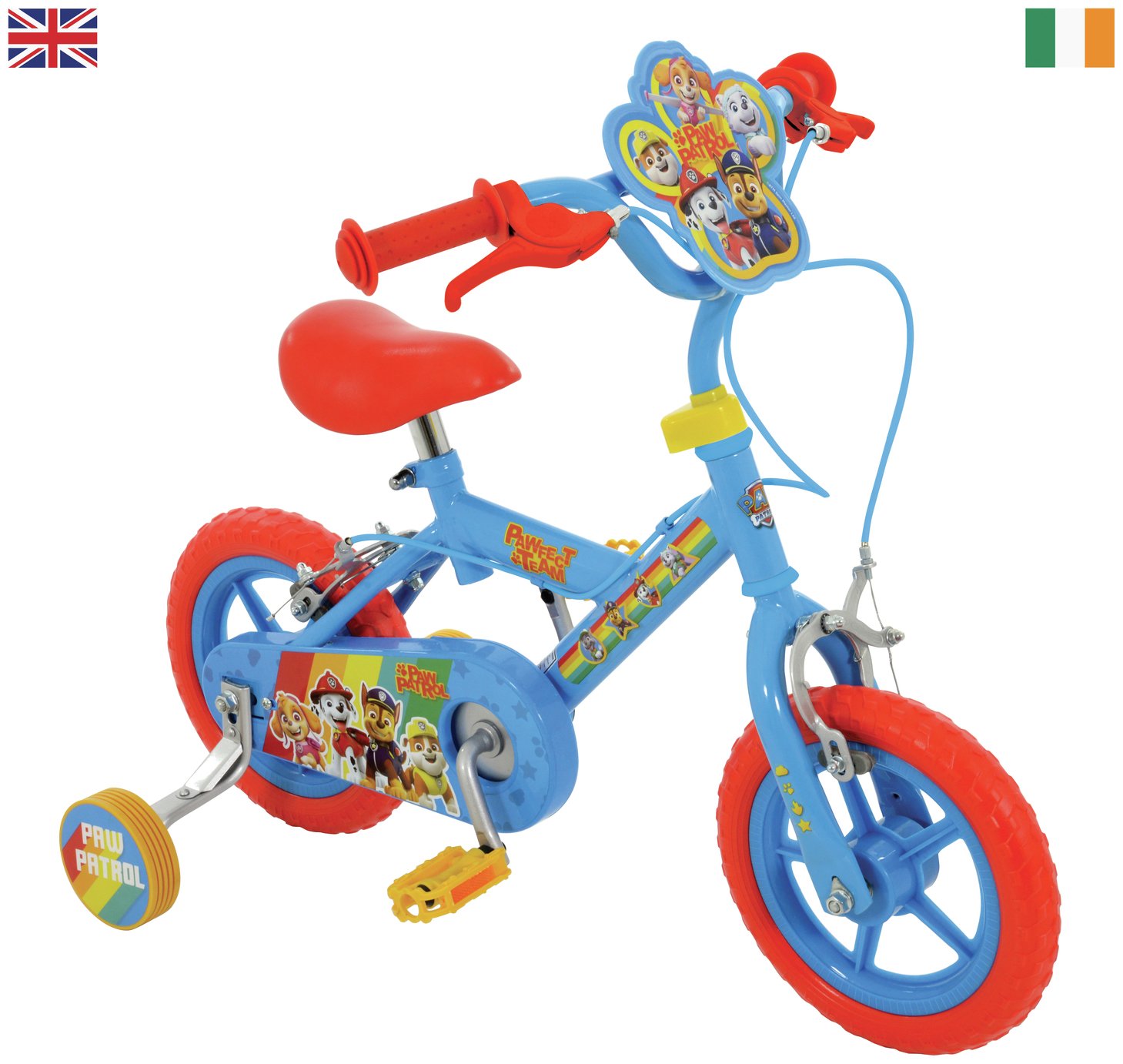 Paw Patrol 12 inch Wheel Size Kids Beginner Bike