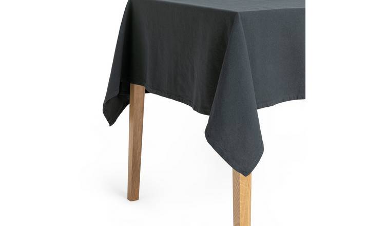 Buy Habitat Table Cloth Charcoal Table cloths Habitat