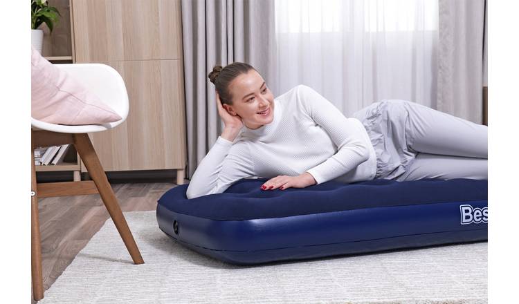 Single air deals mattress with pump