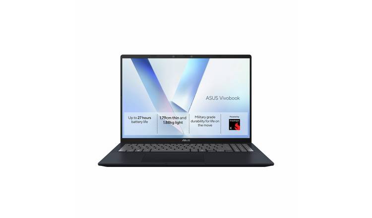 ASUS Vivobook 16 16in Snapdragon 8GB 128GB Laptop - Blue