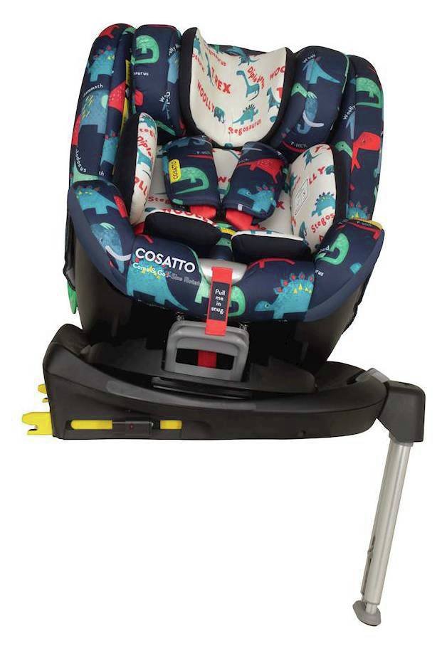 Cosatto Come & Go I-Size Rotate Car Seat - D is for Dino