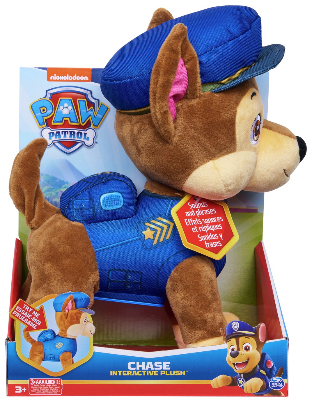 PAW Patrol Interactive Chase Plush 