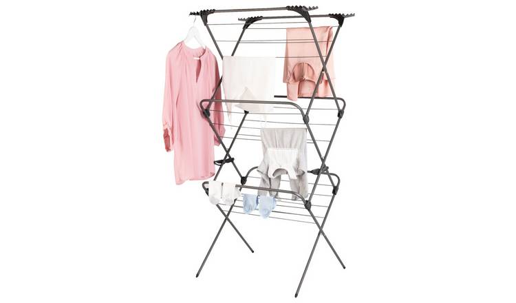 Buy Minky Sure Grip 21m 3 Tier Indoor Airer Clothes airers Argos