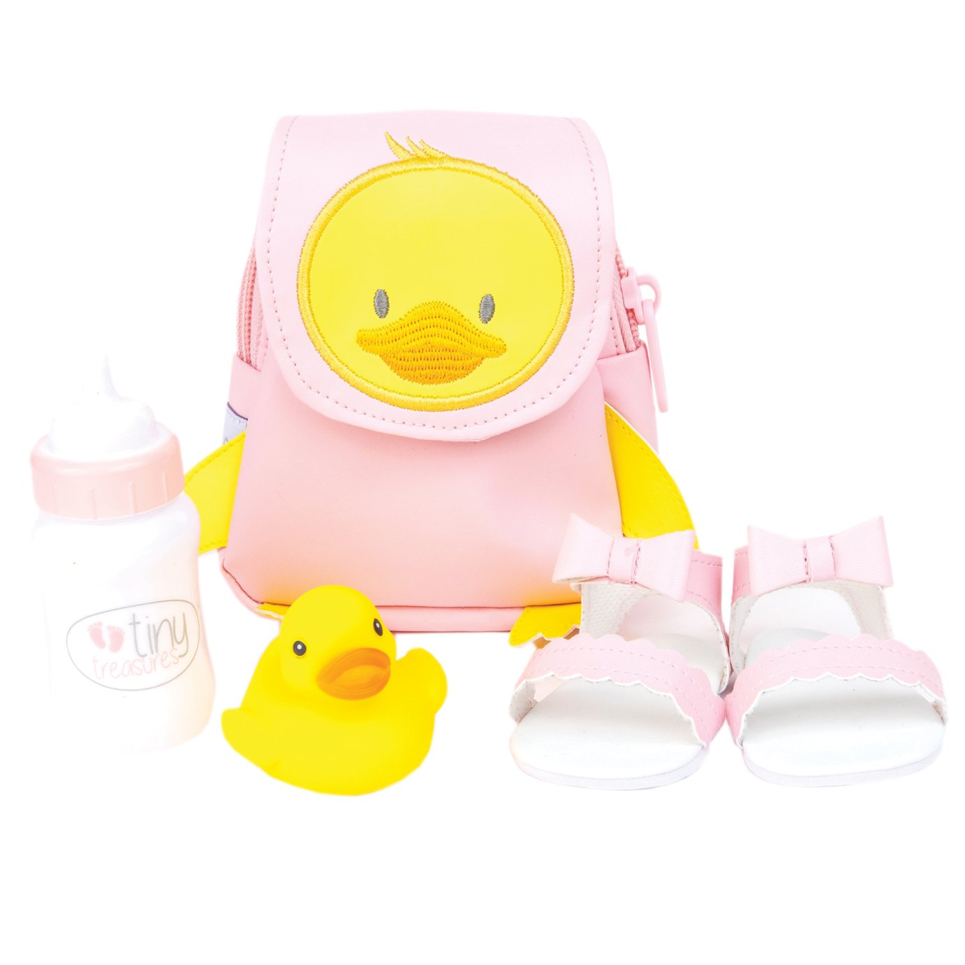 Tiny Treasures Ducky Dolls Outfit Accessory Set - Pink