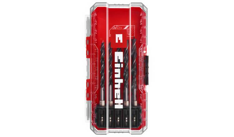 Einhell 10 Piece S-CASE Wood Drill Bit Set